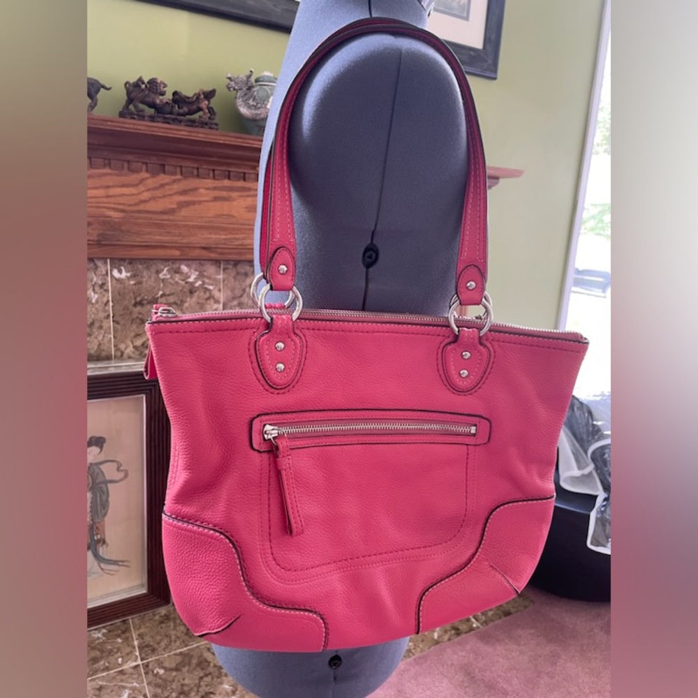 Pink Coach Handbag